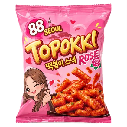 Salgadinho Topokki Rosé